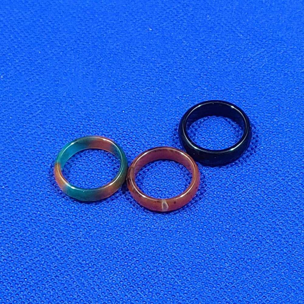 Agate Stone rings - Picture 4 of 4